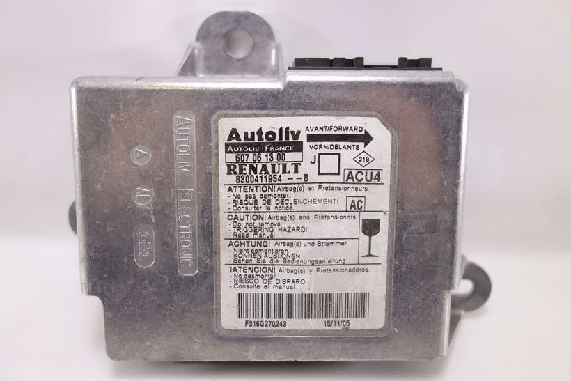 Centralita de airbag Renault Scenic 8200411954B 8200411954--B 607061300 607 06 13 00 AC - foto 1