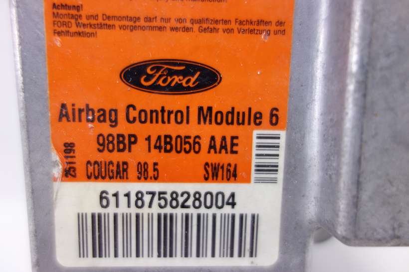 Centralita de airbag Ford Cougar 98BP14B056AAE 98BP 14B056 AAE - foto 2