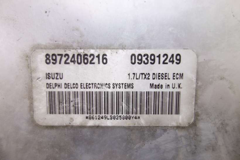 Centralita del motor Isuzu Opel Zafira Astra Combo Corsa 8972406216 09391249 - foto 2