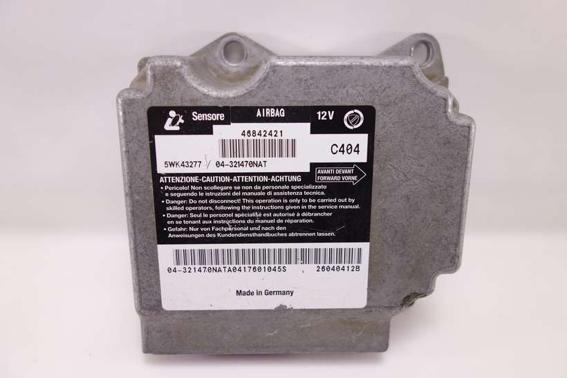 Centralita de airbag Alfa Romeo 46842421 5WK43277 04321470NAT 04-321470NA T - foto 1