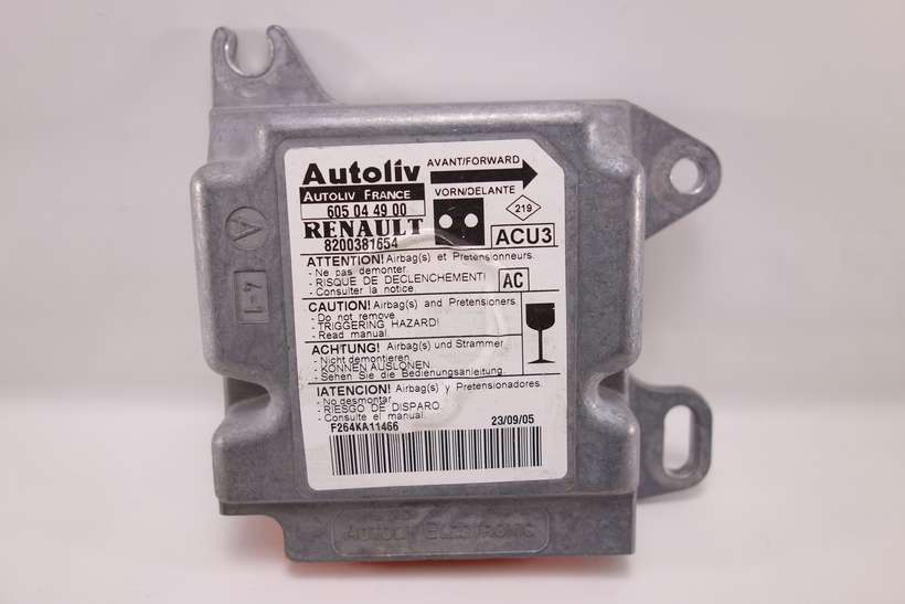 Centralita de airbag Renault Kangoo 8200381654 605044900 605 04 49 00 AC - foto 1