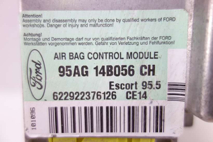 Centralita de airbag Ford Escort 95AG14B056CH 95AG 14B056 CH - foto 2
