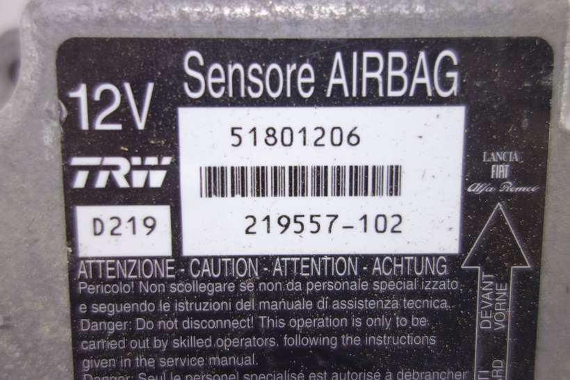 Centralita de airbag Fiat Idea 51801206 219557102 219557-102 - foto 2