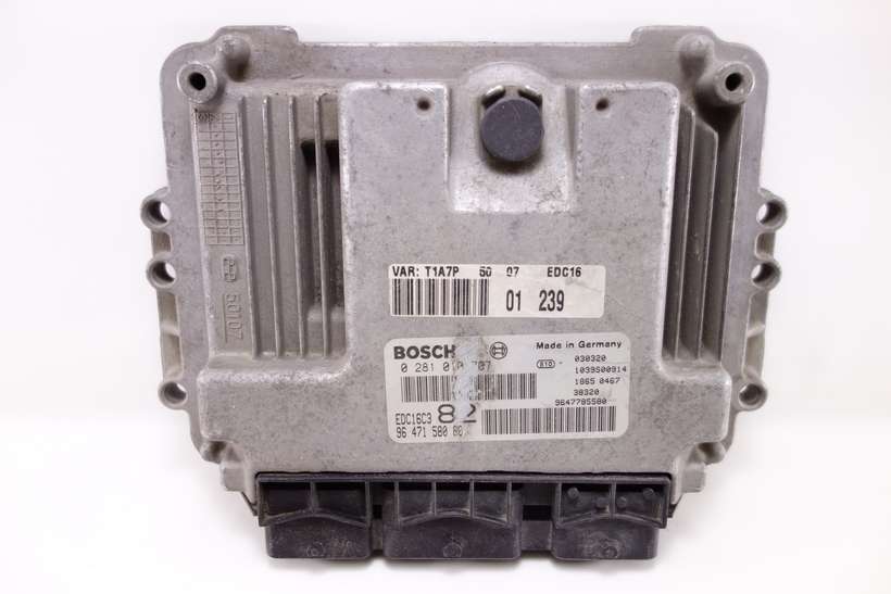 Centralita del motor Peugeot 206 9647158080 96 471 580 80 0281010707 0 281 010 707 EDC16C3 - foto 1