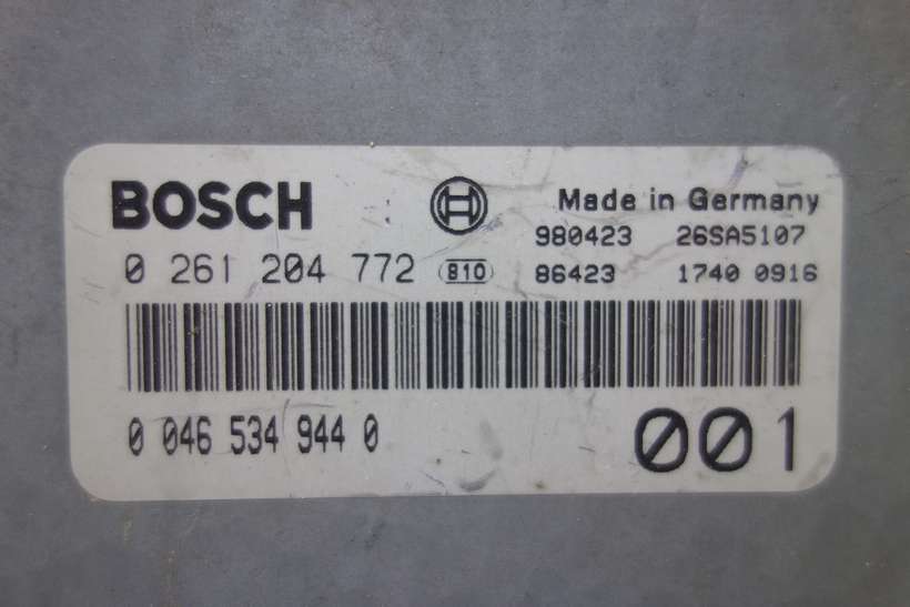 Centralita del motor Alfa-Romeo 00465349440 0 046 534 944 0 Bosch 0261204772 0 261 204 772 - foto 2