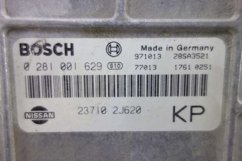 Centralita del motor Nissan Primera 237102J620 23710 2J620 Bosch 0281001629 0 281 001 629 KP - foto 2