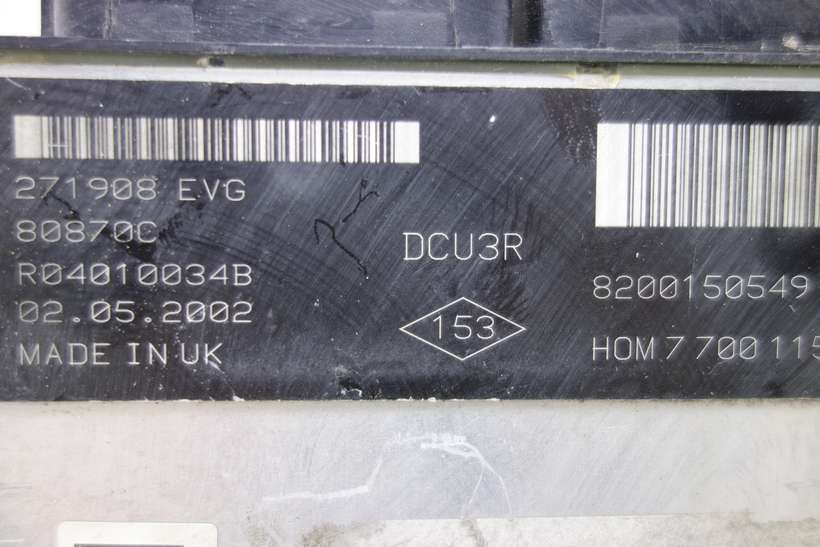 Centralita del motor Renault Kangoo HOM7700115802 HOM 7 700 115 802 R04010034B 8200150549 - foto 2