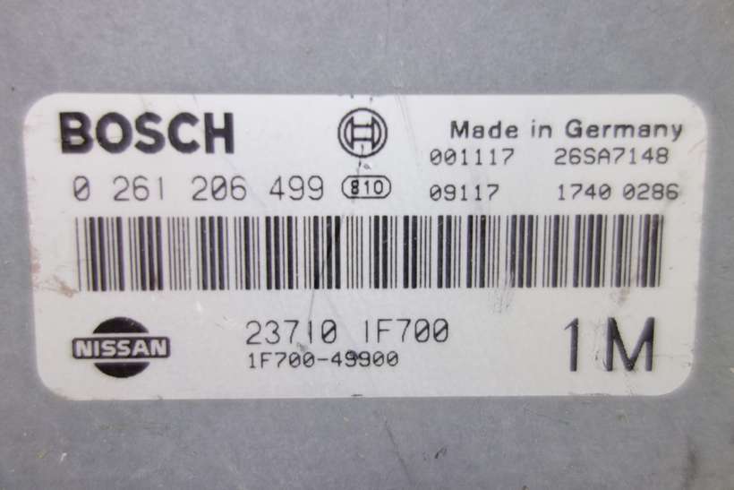 Centralita del motor Nissan Micra 237101F700 23710 1F700 1F70049900 1F700-49900 Bosch 0261206499 0 261 206 499 - foto 2
