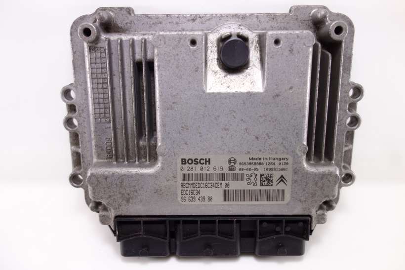 Centralita del motor Centralita del motor Peugeot citroen 9663943980 96 639 439 80 Bosch 0281012619 0 281 012 619 EDC16C4 - foto 1