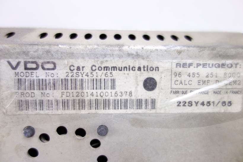 Ecu Módulo De Control Peugeot 607 964552518000 96 455 251 8000 22SY45165 22SY451/65 - foto 2