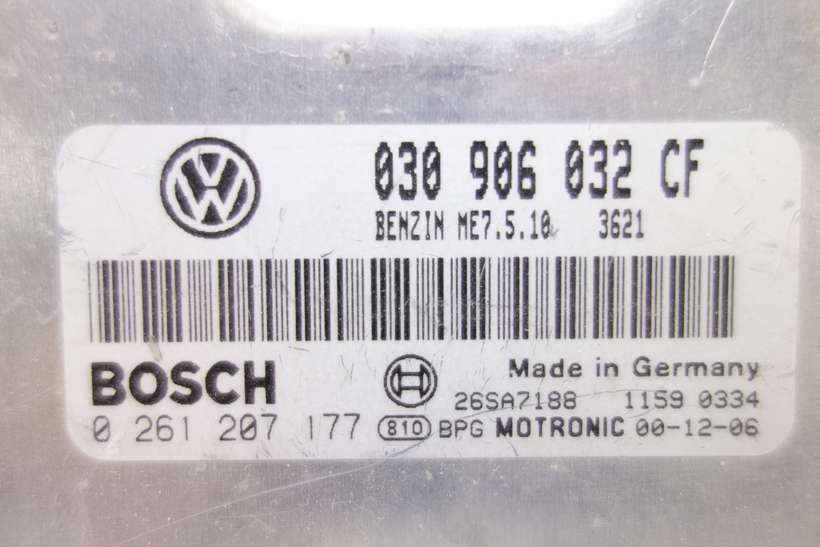 Centralita del motor VW Polo 030906032CF 030 906 032 CF Bosch 0261207177 0 261 207 177 - foto 2