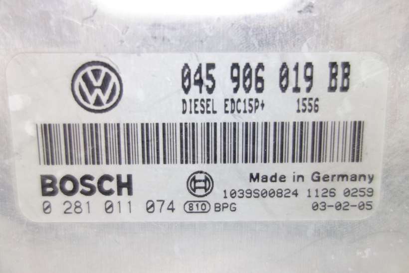 Centralita del motor VW Seat 045906019BB 045 906 019 BB Bosch 0281011074 0 281 011 074 - foto 2