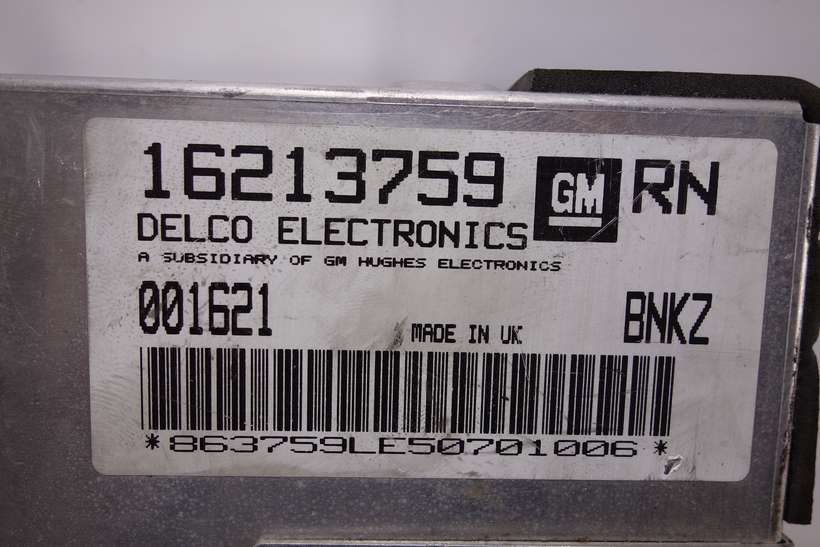 Centralita del motor Opel Tigra 16213759 001621 RN - foto 2