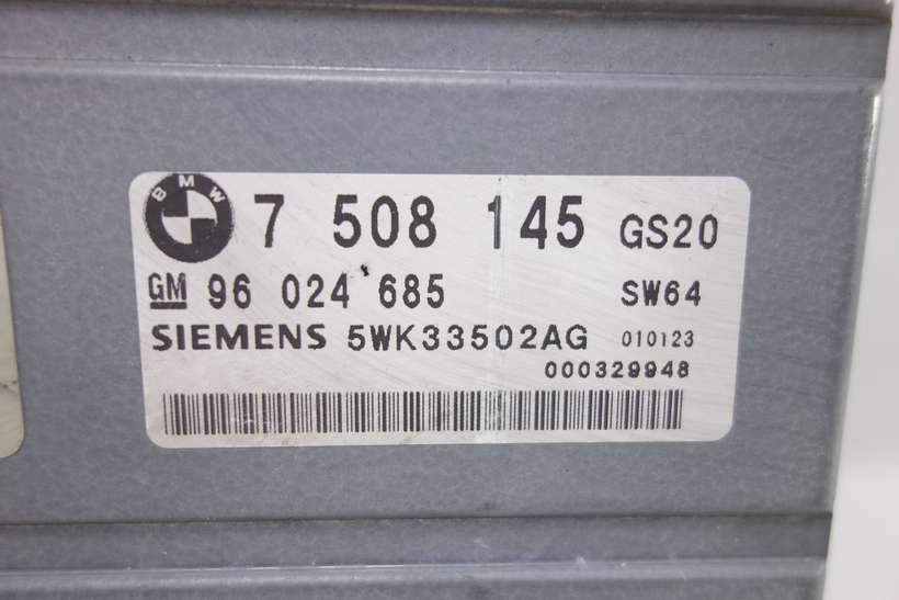 Centralita del motor BMW E39 E46 E53 7508145 7 508 145 96024685 96 024 685 Siemens 5WK33502AG - foto 2