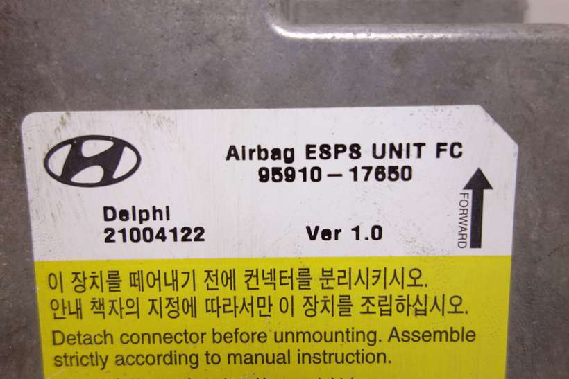 Centralita de airbag Hyundai Matrix 9591017650 95910-17650 Delphi 21004122 - foto 2