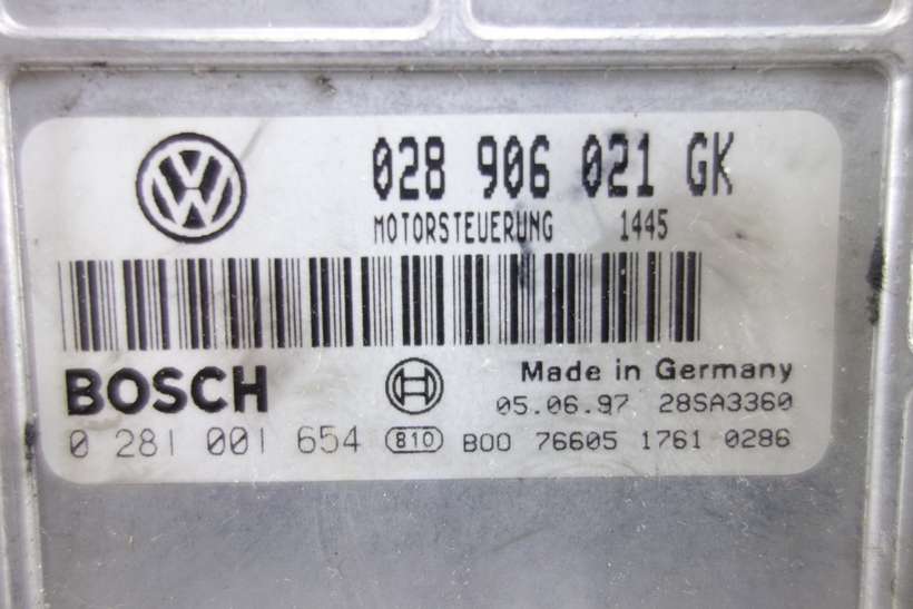 Centralita del motor VW Passat 028906021GK 028 906 021 GK Bosch 0281001654 0 281 001 654 - foto 2