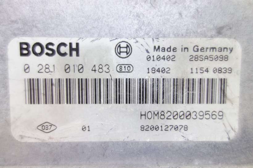 Centralita del motor Renault Laguna HOM8200039569 8200127078 Bosch 0281010483 0 281 010 483 - foto 2