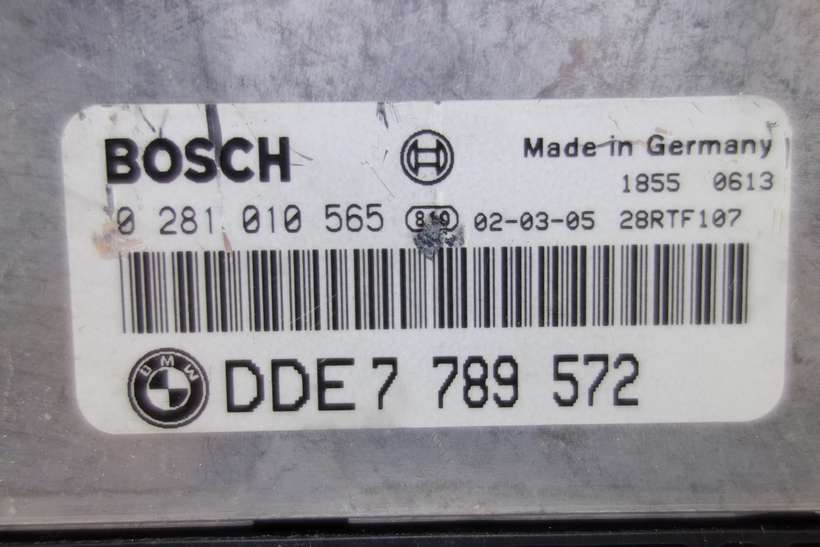 Centralita del motor BMW E46 DDE7789572 DDE 7 789 572 Bosch 0281010565 0 281 010 565 - foto 2