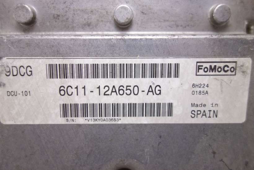 Centralita del motor Ford Transit Connect 6C1112A650AG 6C11-12A650-AG FOMOCO - foto 2