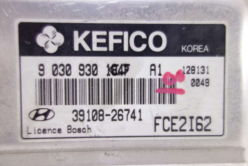 Centralita del motor Hyundai Matrix 3910826741 39108-26741 Bosch 9030930184F 9 030 930 184F A1 FCE2162 FCE2I62 KEFICO - foto 2