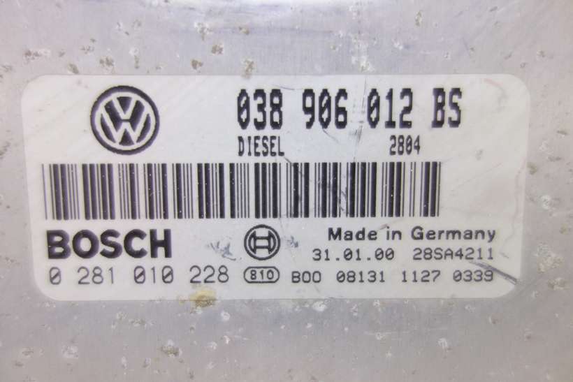 Centralita del motor Seat Leon 038906012BS 038 906 012 BS Bosch 0281010228 0 281 010 228 - foto 2