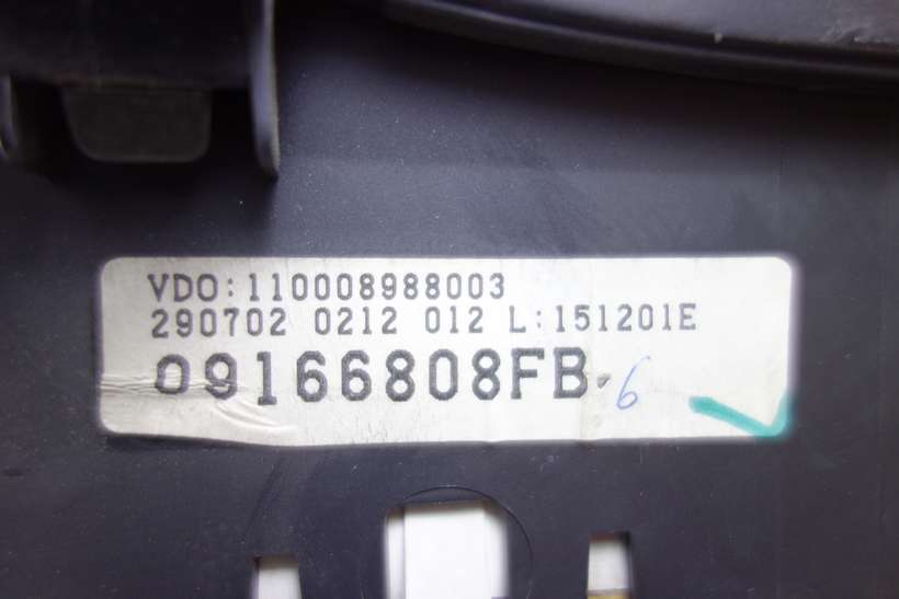 Cuadro de instrumentos Opel Combo Corsa 09166808FB VDO 110008988003 - foto 2