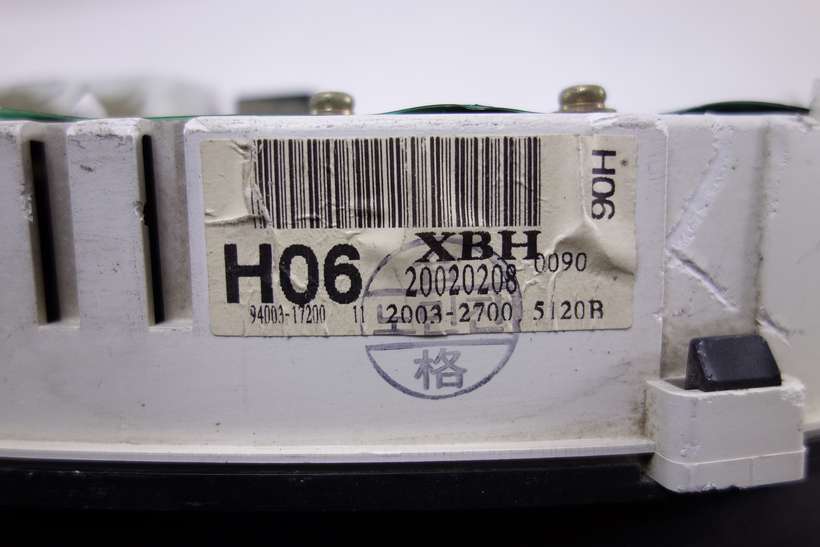 Cuadro de instrumentos Hyundai Matrix 9400317200 94003-17200 20020208 20032700 2003-2700 - foto 3