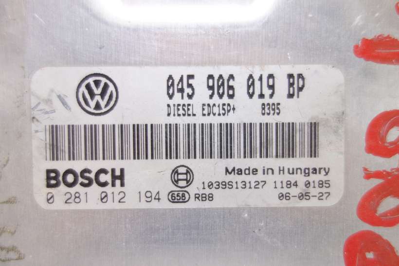 Centralita del motor VW Polo 045906019BP 045 906 019 BP Bosch 0281012194 0 281 012 194 - foto 2