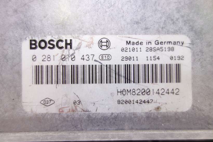 Centralita del motor Mitsubishi Carisma HOM8200142442 8200142447 0281010437 0 281 010 437 - foto 2