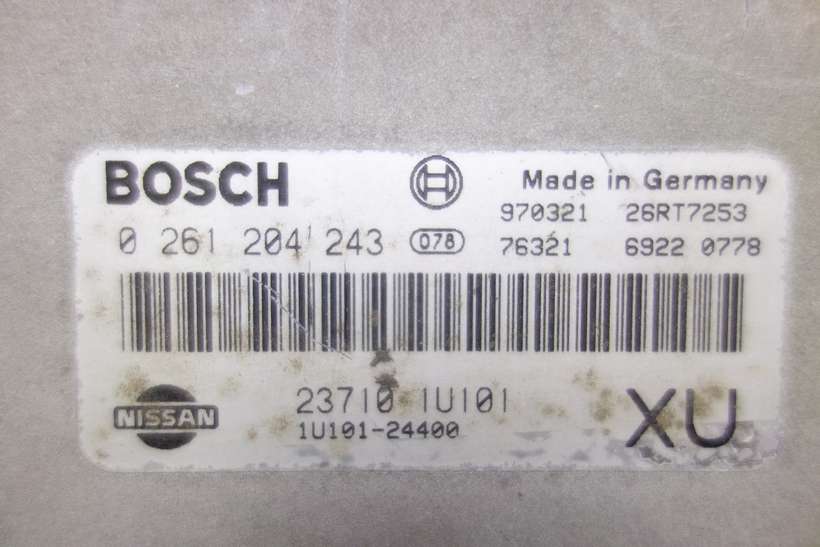Centralita del motor Nissan Micra 237101U101 23710 1U101 Bosch 0261204243 0 261 204 243 XU - foto 2