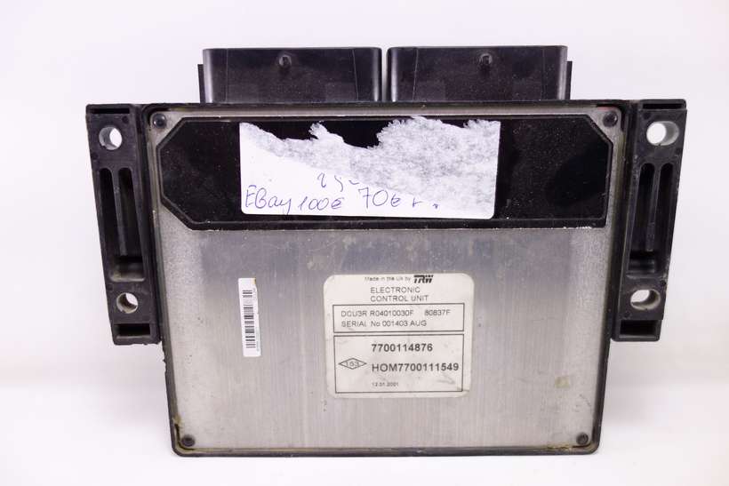 Centralita del motor Renault Kangoo Lucas 7700114876 HOM7700111549 R04010030F - foto 1