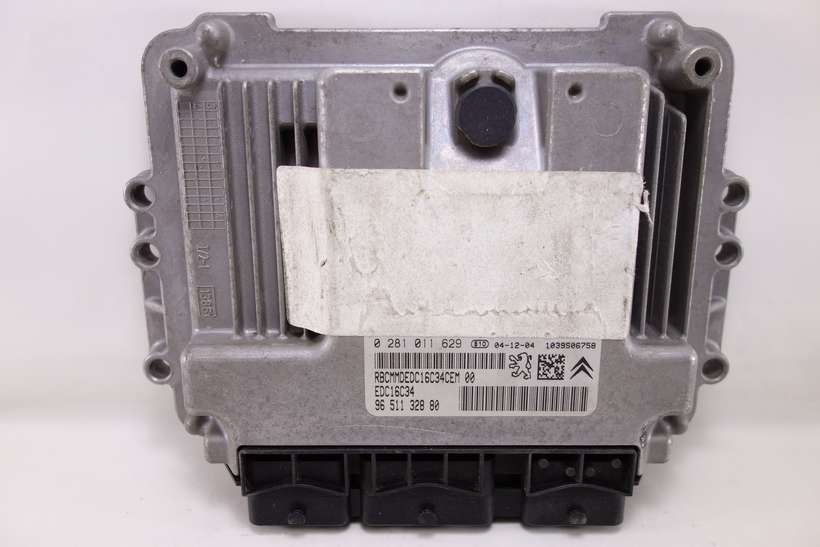 Centralita del motor Peugeot 307 Citroen C4 9651132880 96 511 328 80 Bosch 0281011629 0 281 011 629 EDC16C34 - foto 1