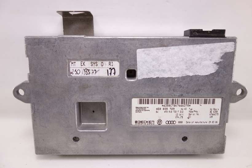 Sistema navegacion GPS Audi A6 C6 4E0035729 4E0 035 729 4F0910730F 4F0 910 730 F - foto 1