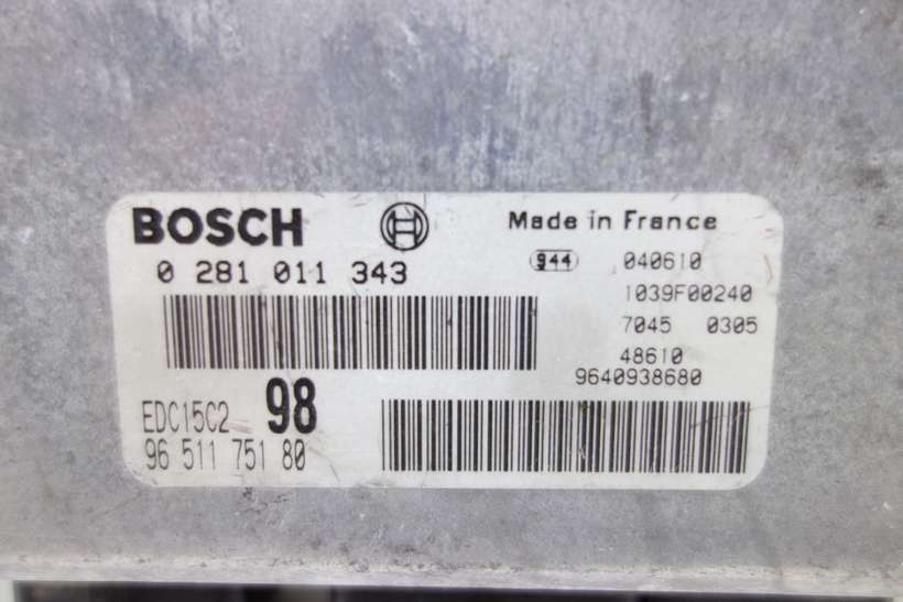 Centralita del motor Peugeot Expert 9651175180 96 511 751 80 Bosch 0281011343 0 281 011 343 - foto 2