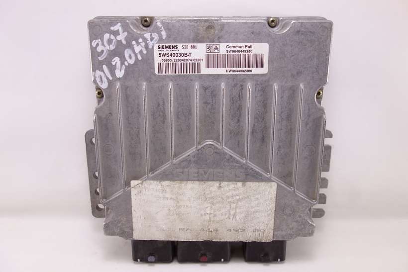 Centralita del motor Peugeot 307 5WS40030BT 5WS40030B-T HW9644302380 - foto 1