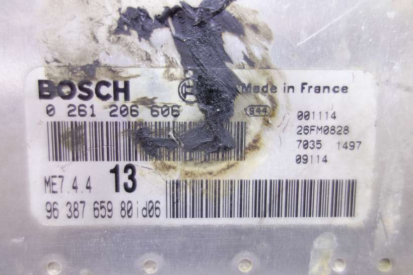 Centralita del motor Citroen Xsara 9638765980 96 387 659 80 Bosch 0261206606 0 261 206 606 Id 06 - foto 2