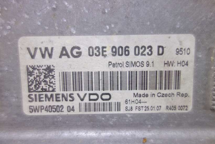 Centralita del motor VW Seat Skoda 03E906023D 03E 906 023 D Siemens Vdo 5WP40502 04 - foto 2