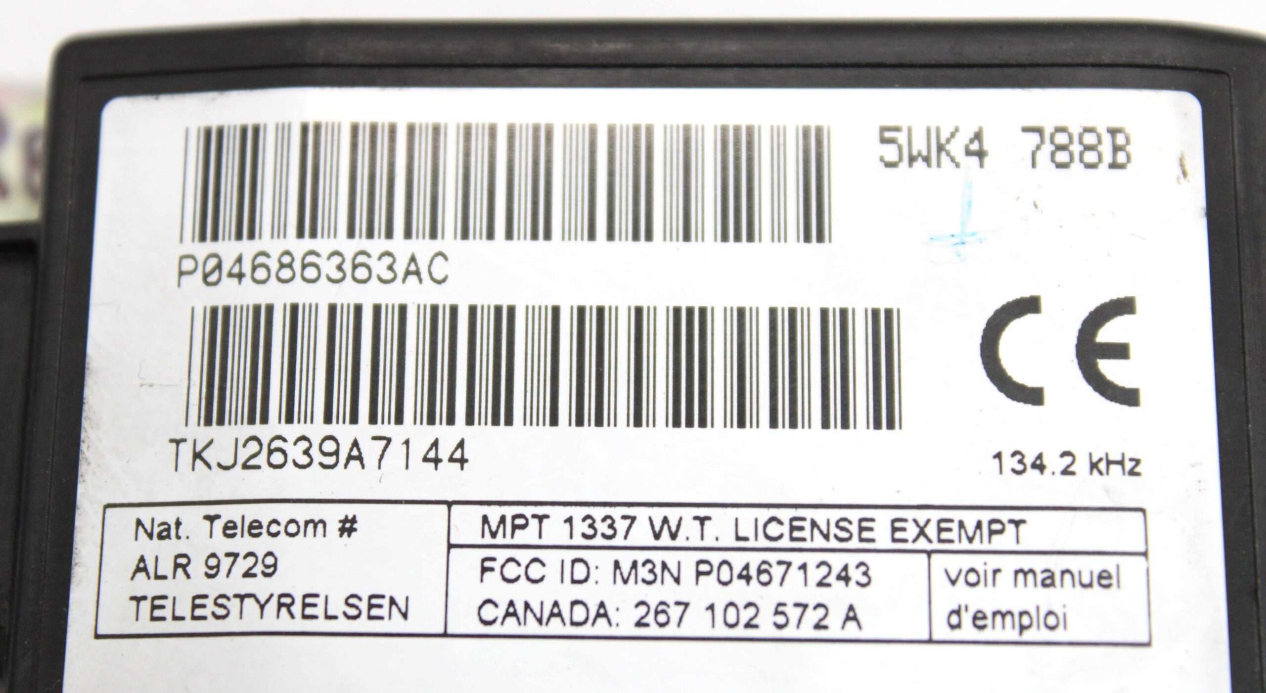 Lector de Llave Chrysler Voyager - foto 2