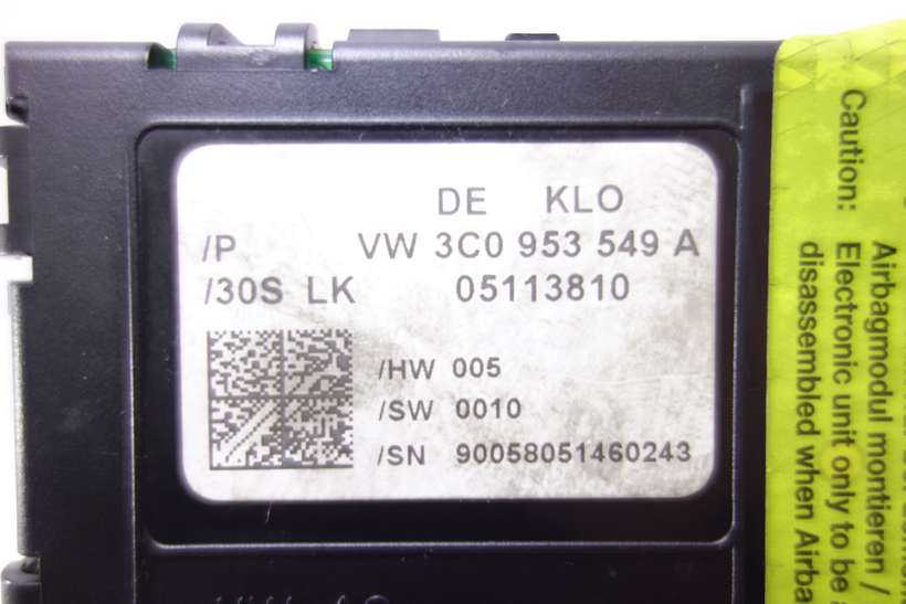Modulo de control volante VW Passat VW3C0953549A VW 3C0 953 549 A VW 3C0953549A LK 05113810 - foto 2