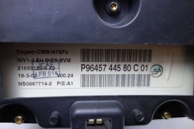 Cuadro de instrumentos Citroen Xsara P9645744580C01 P9645744580C P9645744580 P96457 445 80 C 01 - foto 2