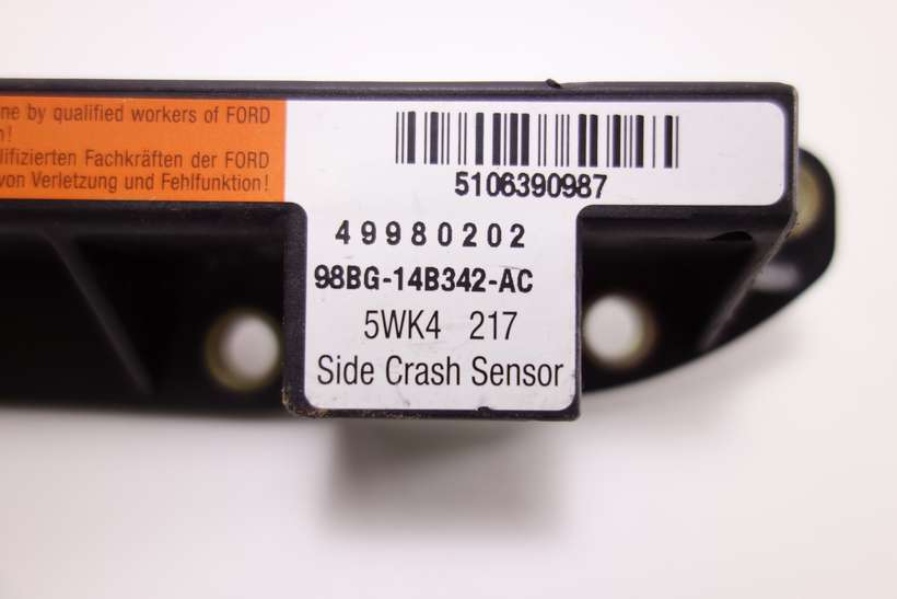 Sensor de airbag Ford Mondeo 98BG14B342AC 98BG-14B342-AC 49980202 Siemens 5WK4217 5WK4 217 - foto 2