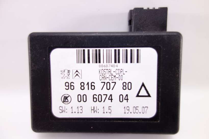 Sensor de airbag Peugeot 207 9681670780 96 816 707 80 00607404 00 6074 04 - foto 1