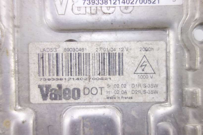 Xenon Audi A4 S4 VW Touareg Porsche Cayenne Valeo Lastre 73160057L4603 73160057L-46-03 LAD5G 89030461 - foto 3