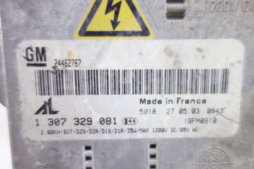 Unidad de control Xenon Opel Zafira Vectra 24462767 Bosch 1307329081 1 307 329 081 - foto 2