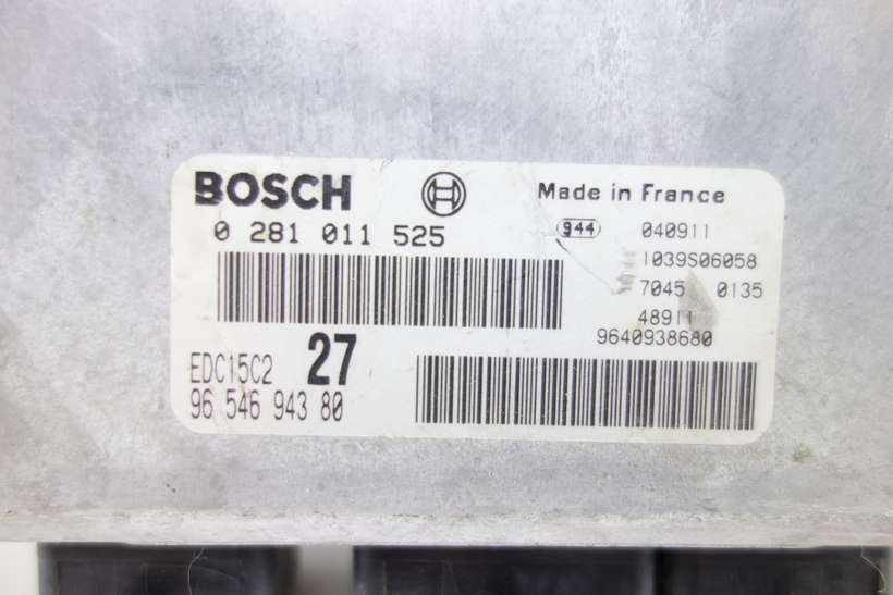 Centralita del motor Peugeot 206 9654694380 96 546 943 80 Bosch 0281011525 0 281 011 525 EDC15C2 - foto 2