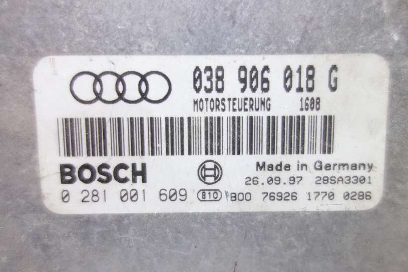 Centralita del motor VW Audi Seat Skoda 038906018G 038 906 018 G Bosch 0281001609 0 281 001 609 - foto 2