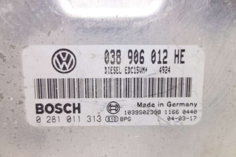 Centralita del motor VW Seat Leon 038906012HE 0 38 906 012 HE Bosch 0281011313 0 281 011 313 - foto 2