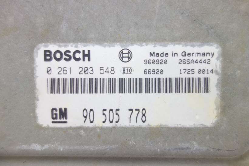 Centralita del motor Opel Sintra 90505778 90 505 778 26SA4442 Bosch 0261203548 0 261 203 548 - foto 2