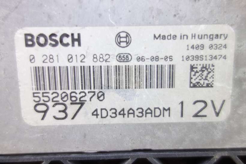 Centralita del motor Alfa Romeo 55206270 4D34A3ADM Bosch 0281012882 0 281 012 882 - foto 2