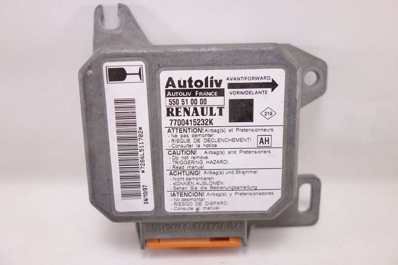 Centralita de airbag Renault Scenic 7700415232K 550510000 550 51 00 00 AH - foto 1